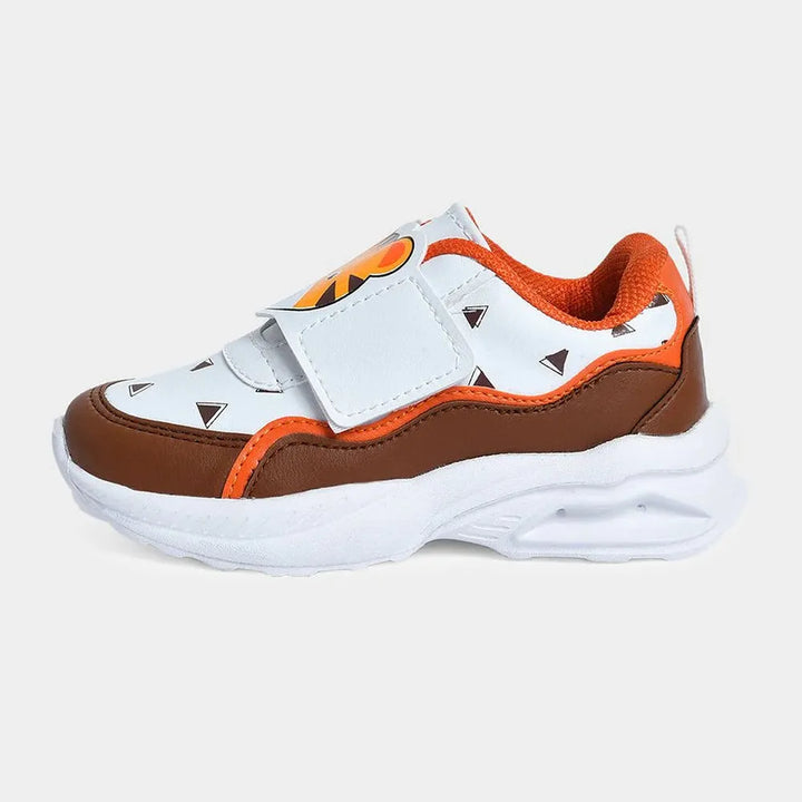 Mi Arcus Unisex PU Leather Shoes - Velcro Strap, Mesh Lining & Peva Outsole