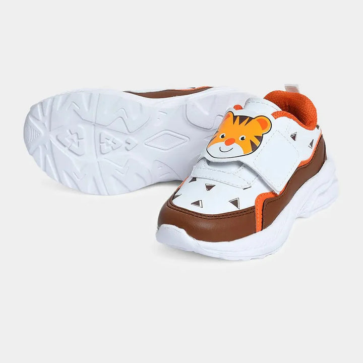 Mi Arcus Unisex PU Leather Shoes - Velcro Strap, Mesh Lining & Peva Outsole