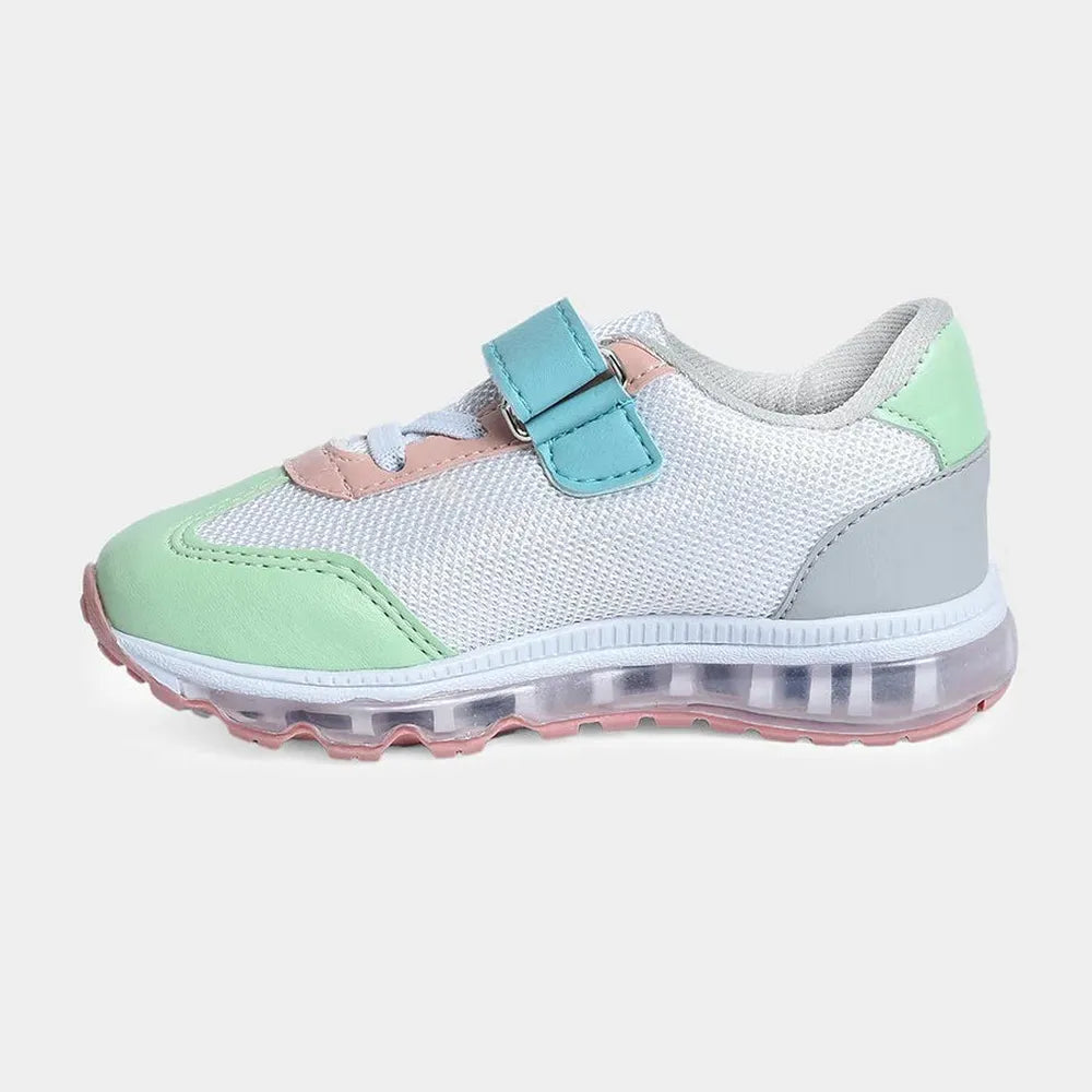 Mi Arcus Unisex Mesh & PU Leather Shoes - Velcro Strap, Elastic Laces & Patterned PVC Outsole