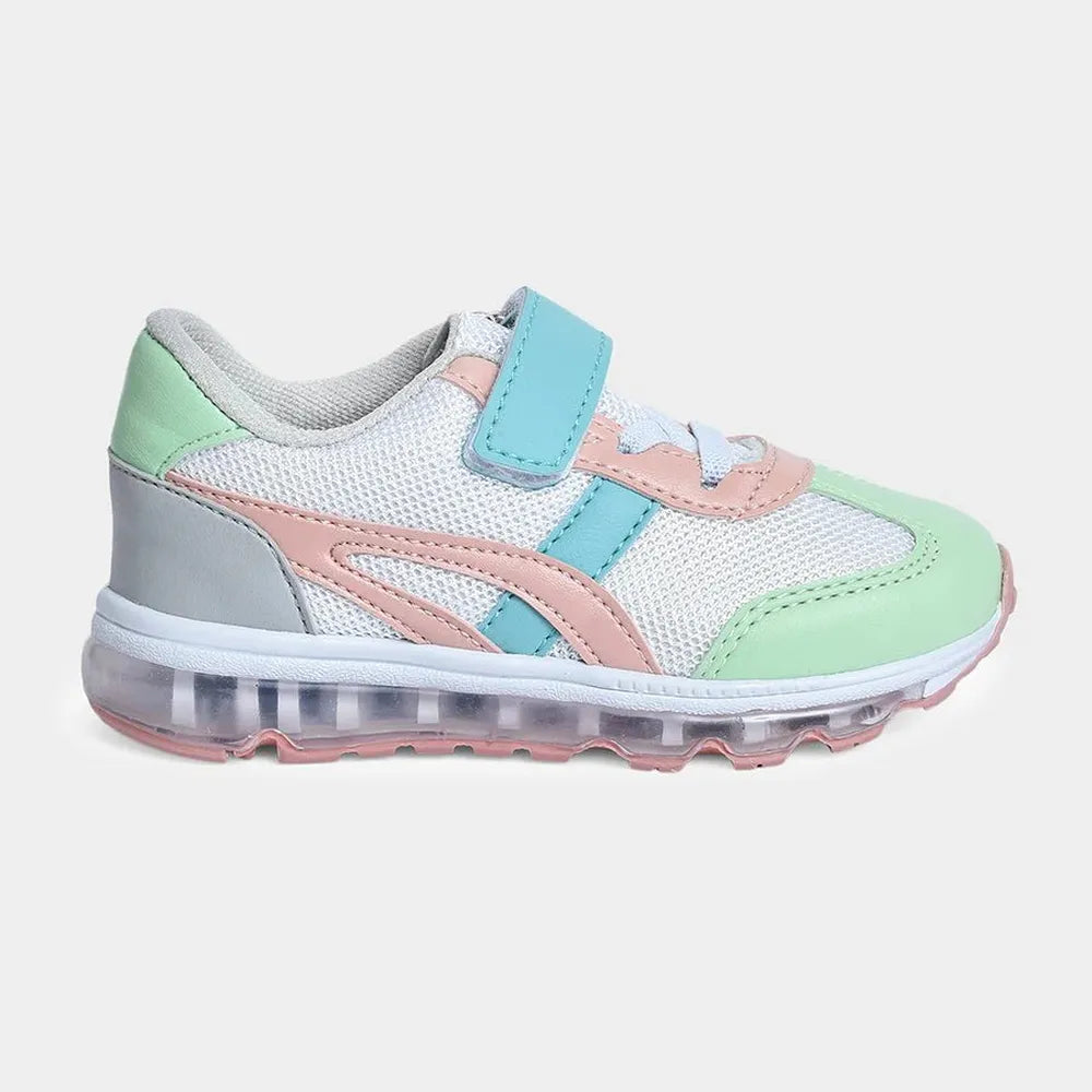 Mi Arcus Unisex Mesh & PU Leather Shoes - Velcro Strap, Elastic Laces & Patterned PVC Outsole