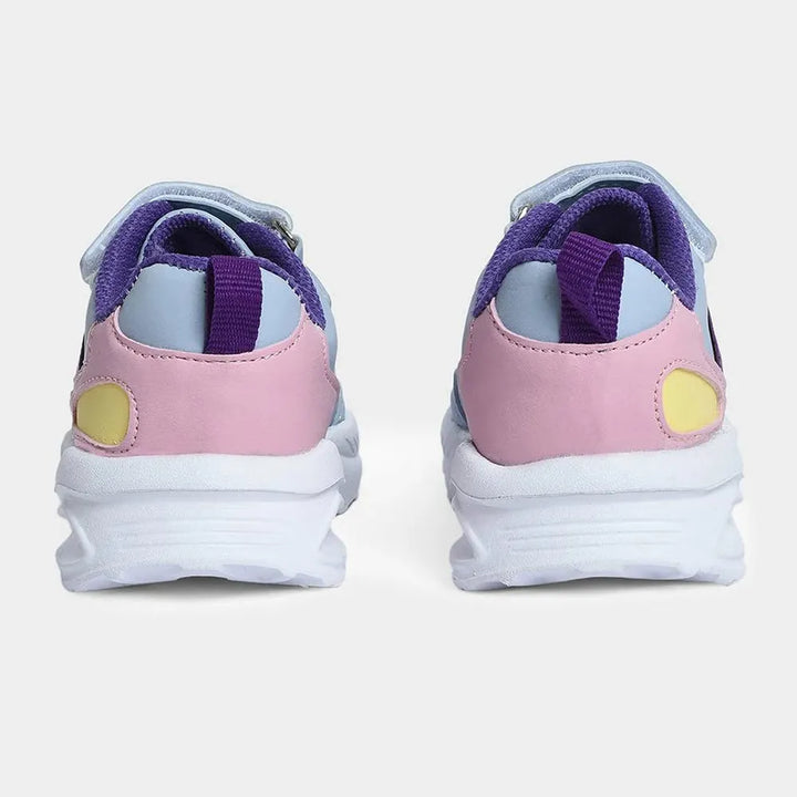 Mi Arcus PU Leather Shoes - Velcro Strap, Elastic Laces & Peva Sole