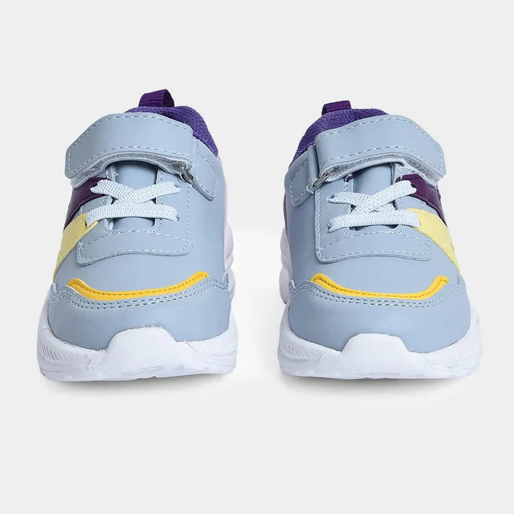 Mi Arcus PU Leather Shoes - Velcro Strap, Elastic Laces & Peva Sole