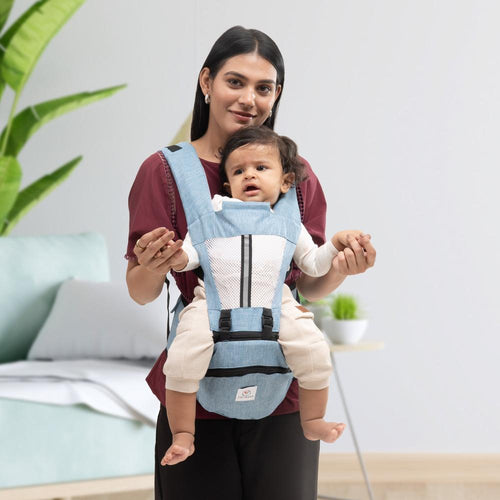 Tinyberg Baby Carrier with 4 Carry Positions | Large Storage & Adjustable Straps | Cuddlehipsy