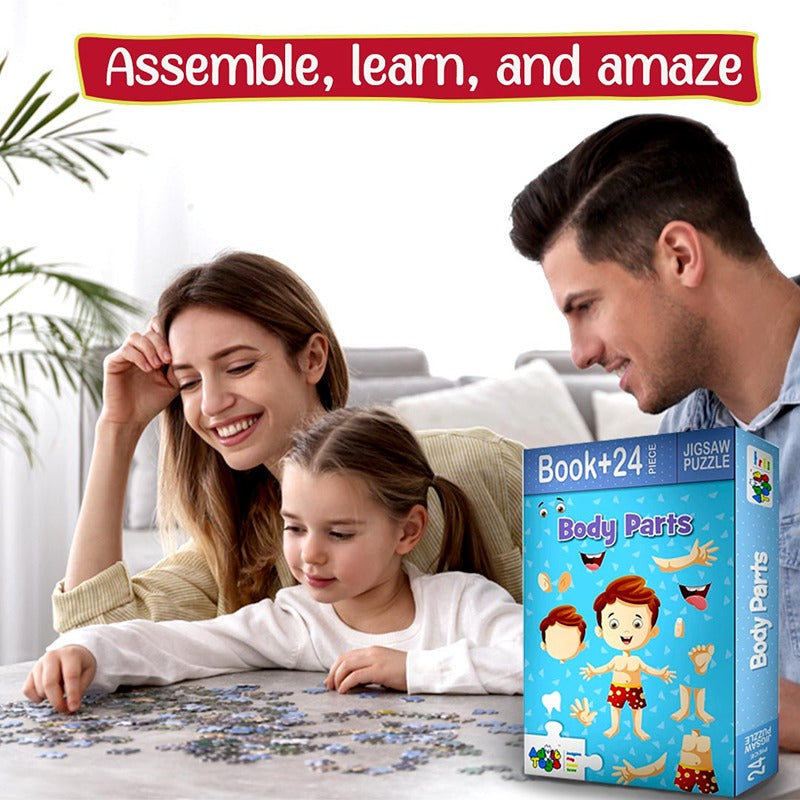 Body Parts - 24 Pieces Jigsaw Puzzle (2-4 Years)