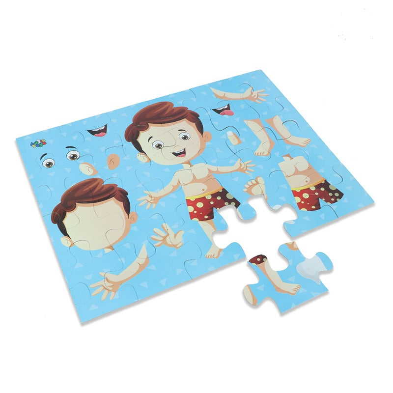 Body Parts - 24 Pieces Jigsaw Puzzle (2-4 Years)