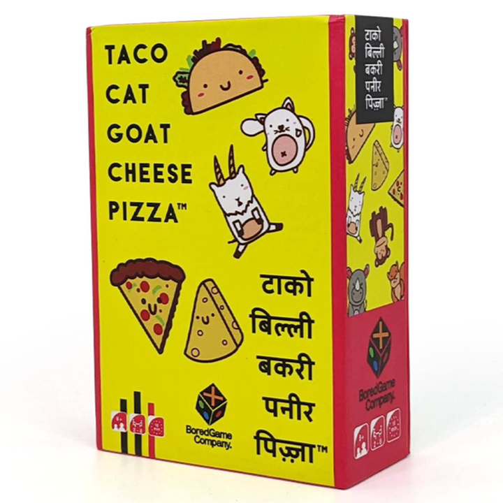 Taco Cat Goat Cheese Pizza (Fun Cards Game)