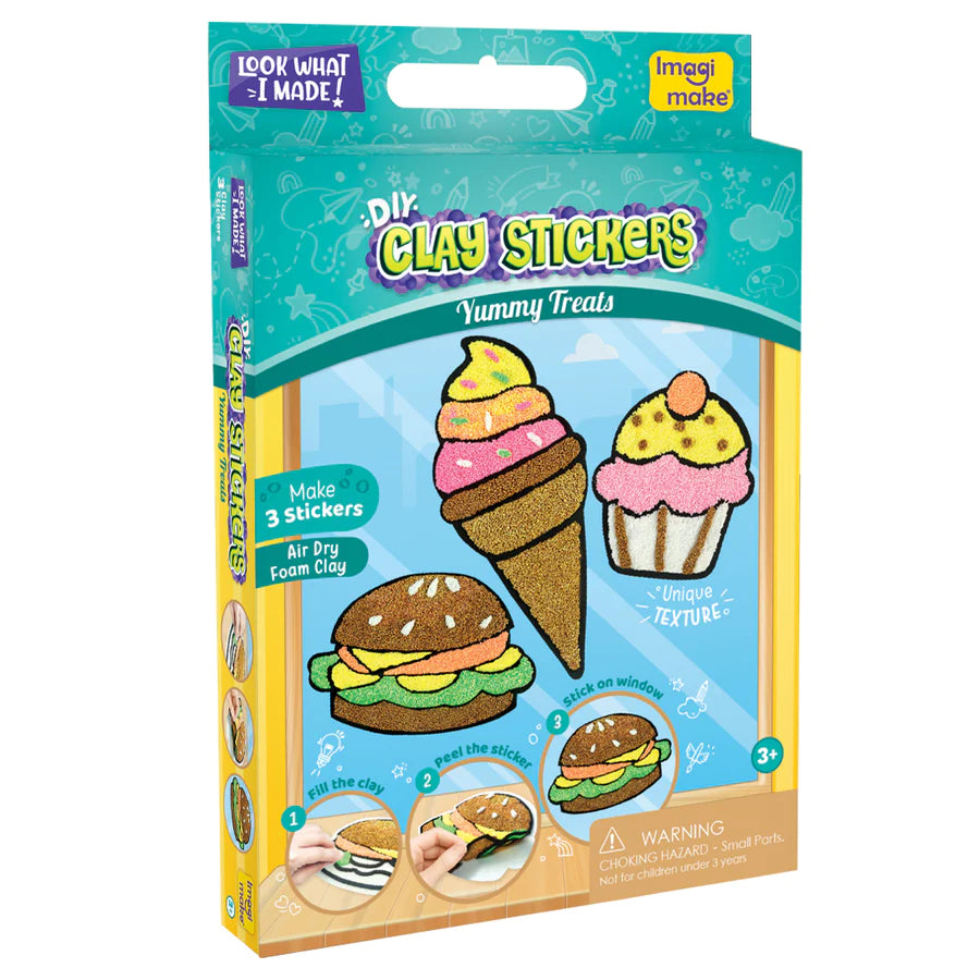 Clay Stickers - Yummy Treats (DIY Craft Kit)