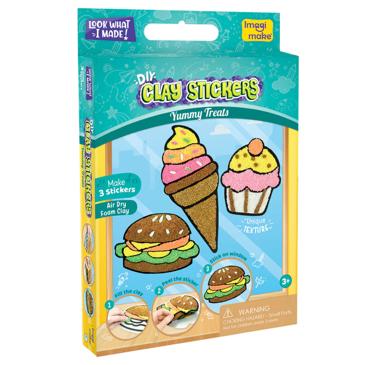 Clay Stickers -  DIY Yummy Treats Craft Kit (3-8 Years)