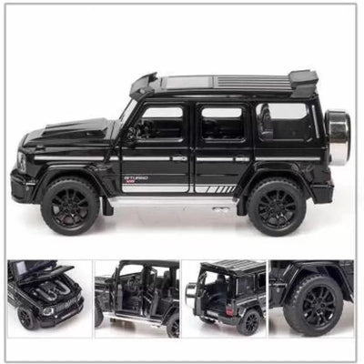 1:32 Diecast Toy Car Resembling Brabus 700 With Light & Sound (Pack of 1) - Assorted Colours