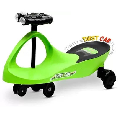 Non Electric Magic Non Battery Operated Ride On For Kids  (Green) | COD not Available