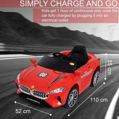 Battery Operated Ride-On | Electric Motor & Double Battery Of 6V Car | Red | COD Not Available