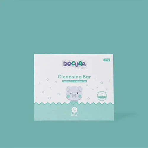 Docura Cleansing Bar - 100g | pH 5.5, Paraben Free + Allergen Free