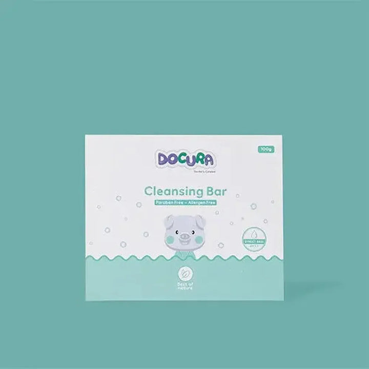 Docura Cleansing Bar - 100g | pH 5.5, Paraben Free + Allergen Free