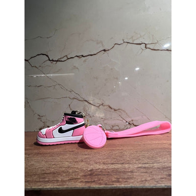Nike Air Jordans large shoes keychain (Pink)