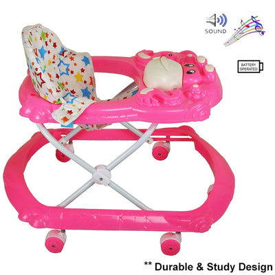 Cherry Musical Activity Circular Walker (Pink)