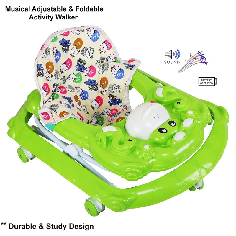 Cherry Musical Activity Circular Walker (Green)