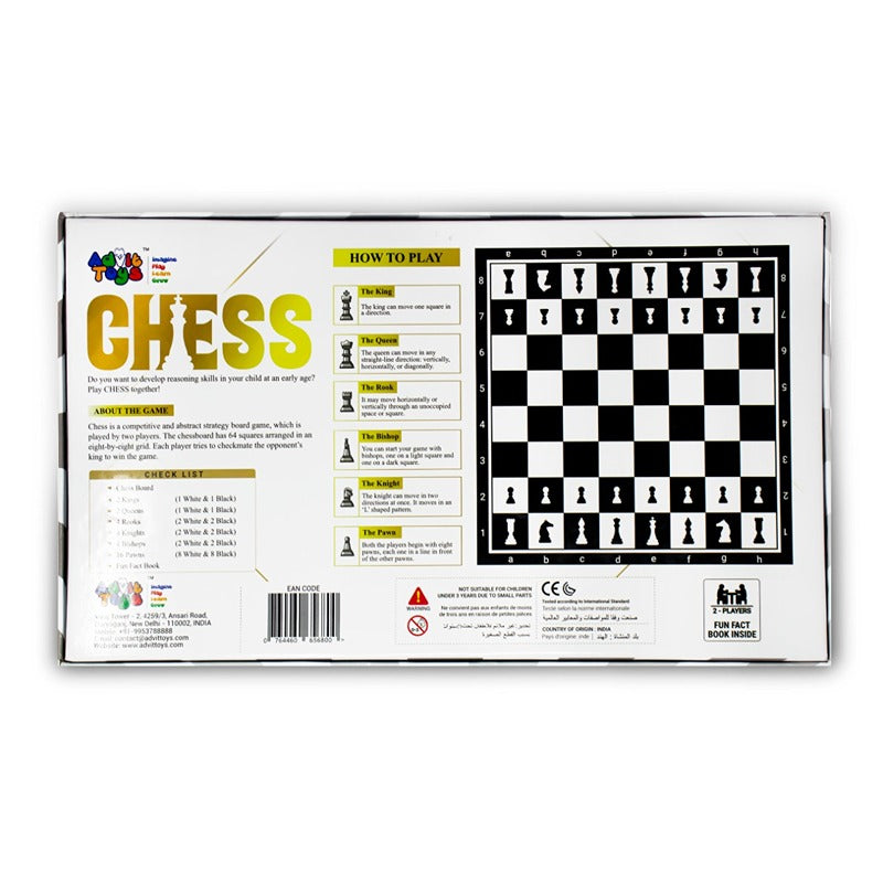 Chess - The Classic Game of Strategy (Educational Fun Fact Book Inside)