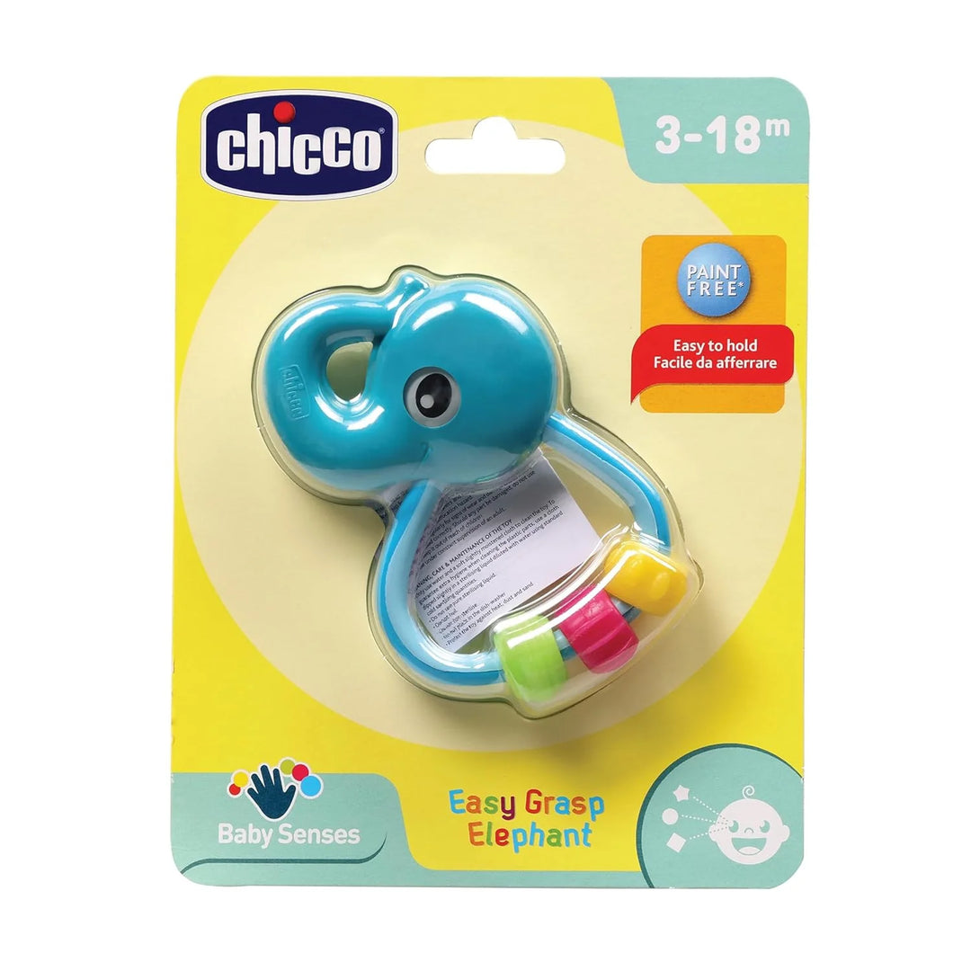 Chicco Easy Grasp Elephant Rattle | Baby Senses Toy