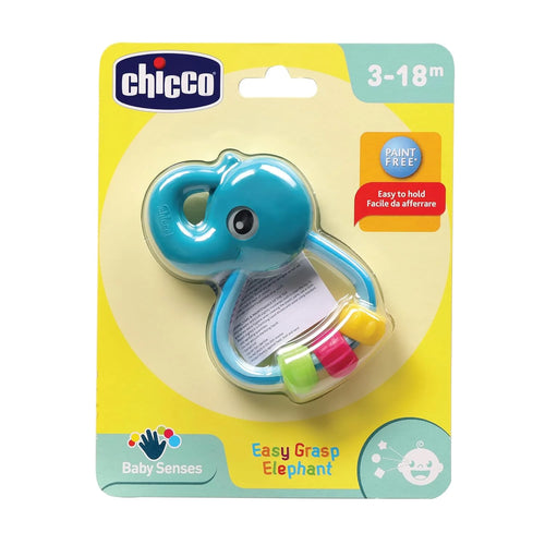 Chicco Easy Grasp Elephant Rattle | Baby Senses Toy
