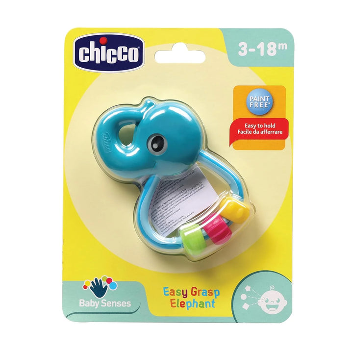 Chicco Easy Grasp Elephant Rattle | Baby Senses Toy