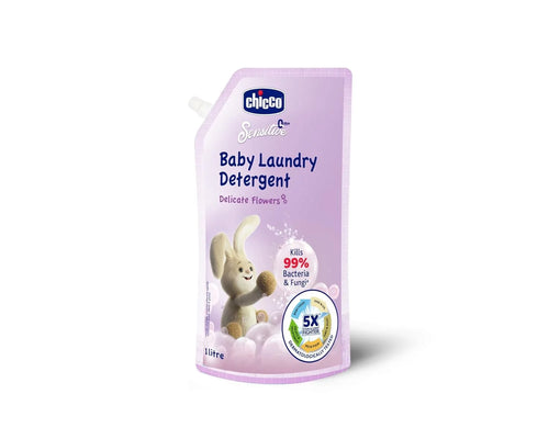 Chicco Laundry Detergent 1L Refill Pack | Baby Clothes Detergent