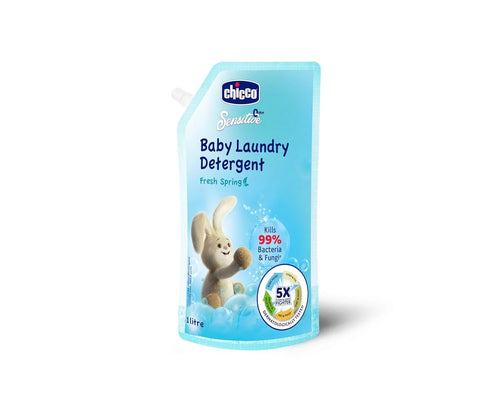 Chicco Laundry Detergent 1L Refill Pack | Baby Clothes Detergent