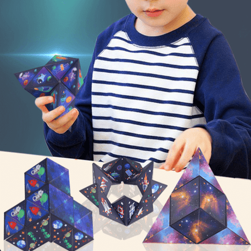 Premium Magnetic Cube Puzzle Box Infinity Cubes Fidget Cube 24 Rare Earth Magnets Transforms Into Over 70 Shapes Mag