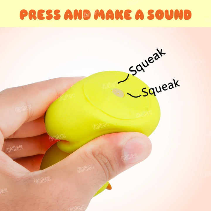ToyBoi Mom & Me Duck Toy | Chu Chu Floating Rubber Duck | Pack of 2 - Yellow