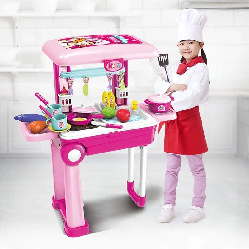 Little Chef Kitchen Set - Trolley