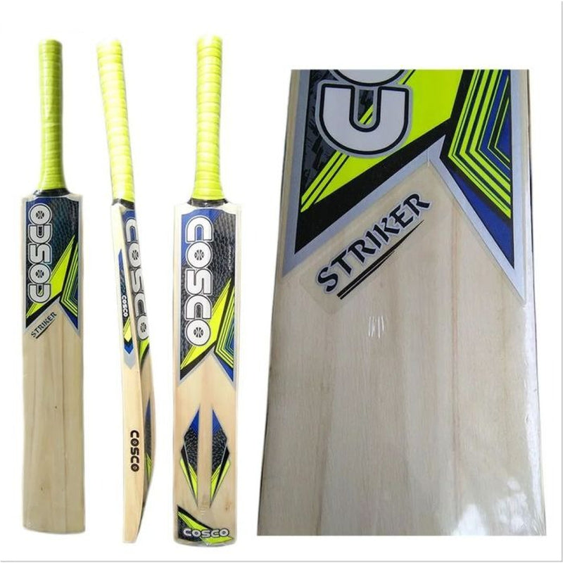 Cosco Cricket Bat - Striker Full Size | ‎‎‎‎‎Processed Popular Willow (12 Years - Grown Ups)