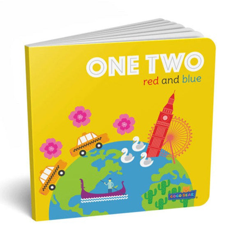 One, Two, Red and Blue (My First Boardbook of Numbers and colours) - English