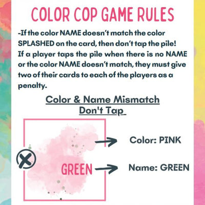 Color Cop Card Game