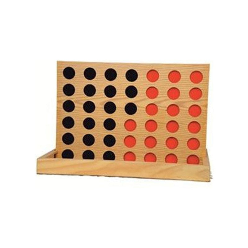 Connect 4 Wooden Board Game