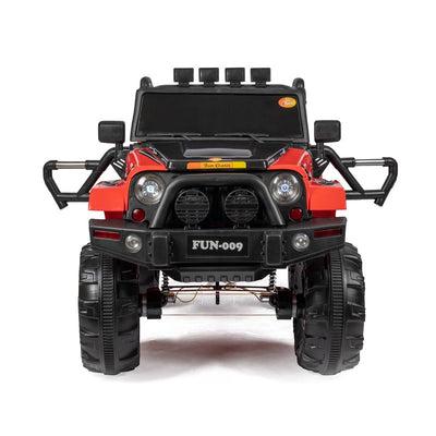 Battery Operated 4x4 Jeep Ride-On Car | 12V Battery Jeep | Black, Red | COD Not Available