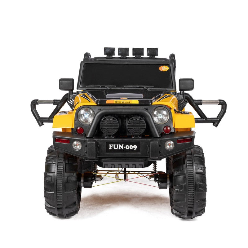 Battery Operated 4x4 Jeep Ride-On Car | 12V Battery Jeep | Black, Yellow | COD Not Available