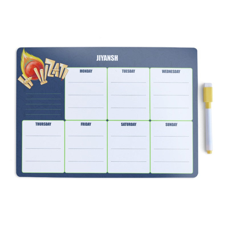 Personalised Magnetic Meal Planner (COD Not Available)