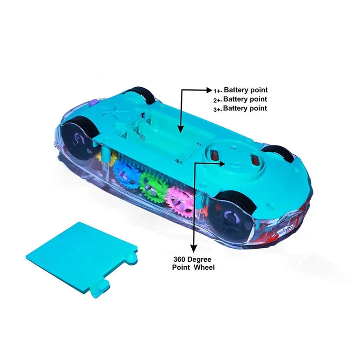 Automatic Gear Musical Car Toy with 3D Lights