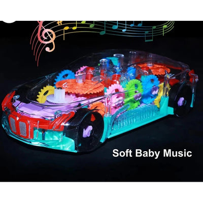 Automatic Gear Musical Car Toy with 3D Lights