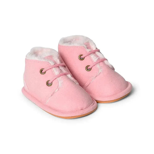 Mi Arcus Rabbit Fur baby Pink Shoe