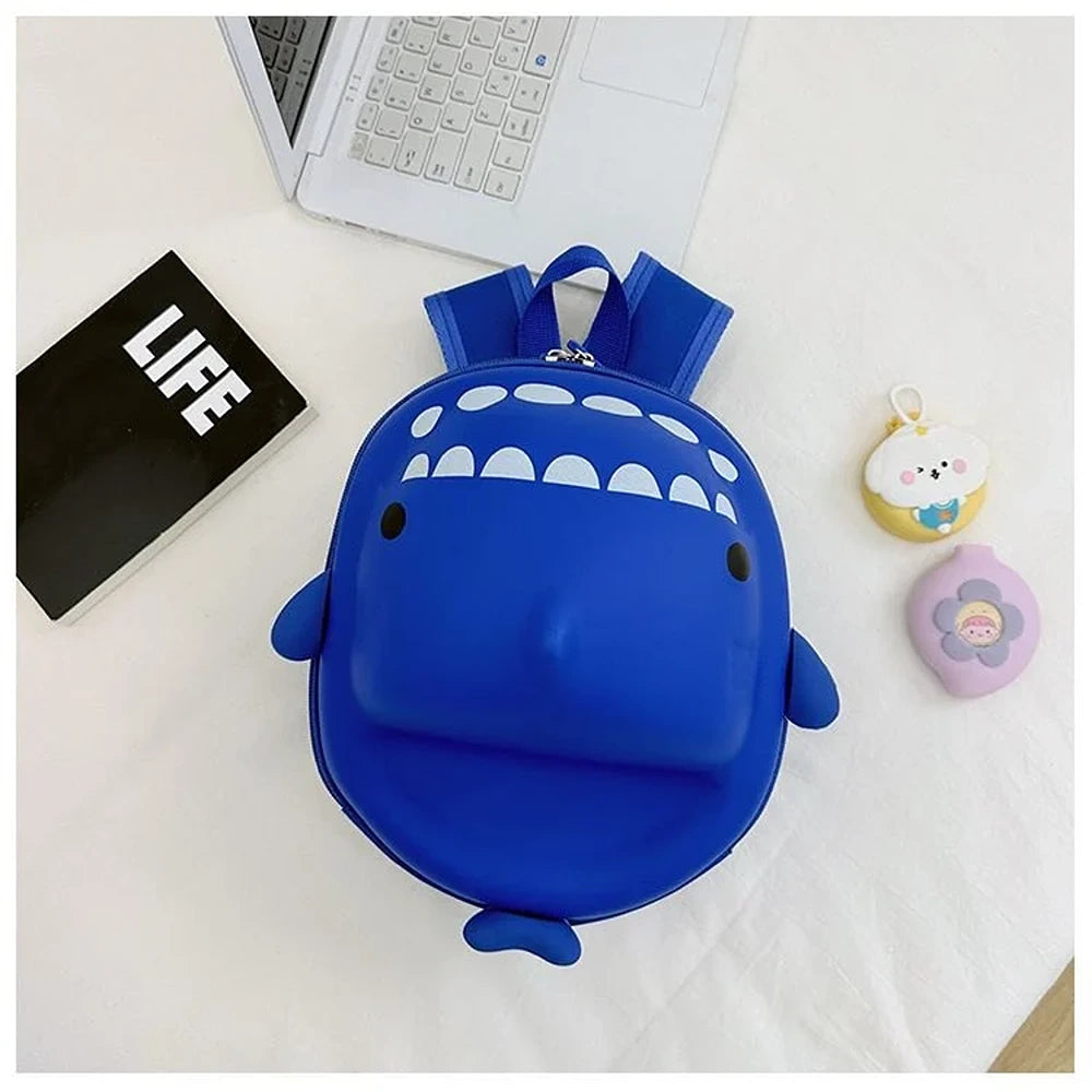 3D Shark Themed Backpack | Lightweight & Durable (3-6 Years) | Assorted Colors