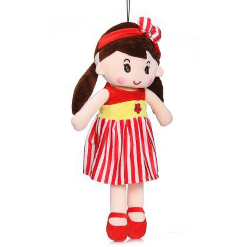 Cute Doll Super Soft Stuffed Dolls Red (Cute Doll - 50 Cm)