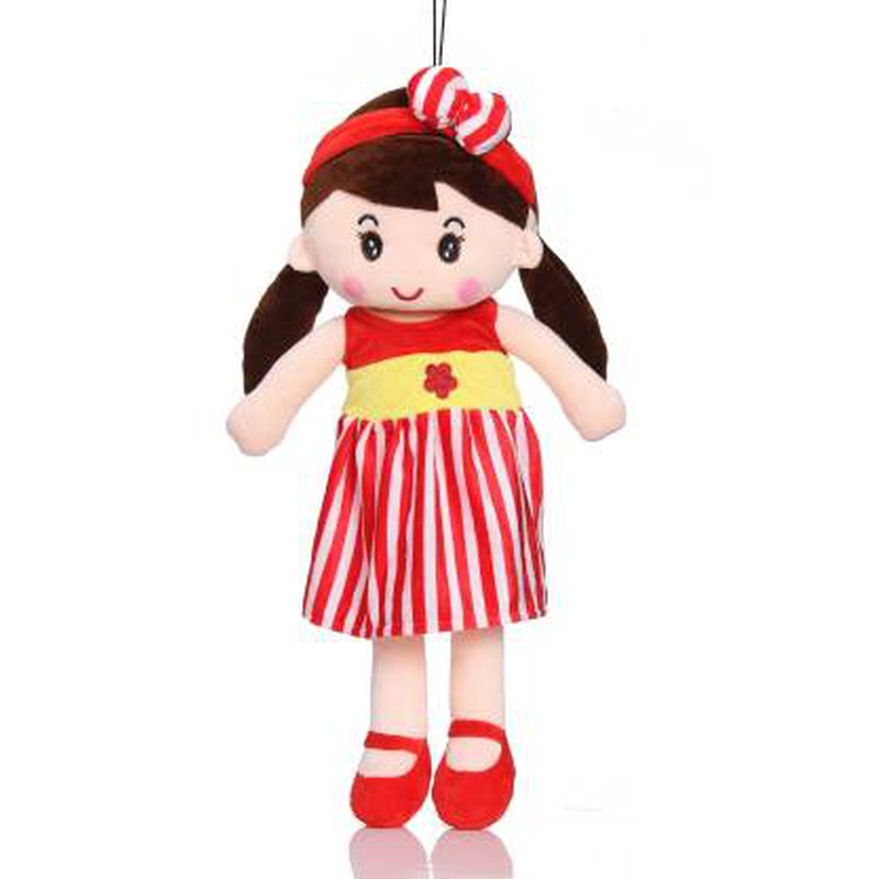 Cute Doll Super Soft Stuffed Dolls Red (Cute Doll - 50 Cm)