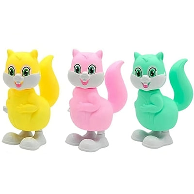 Key Operated Clockwork Cute Squirrel Toy (Colour May Vary) (Pack of 1)