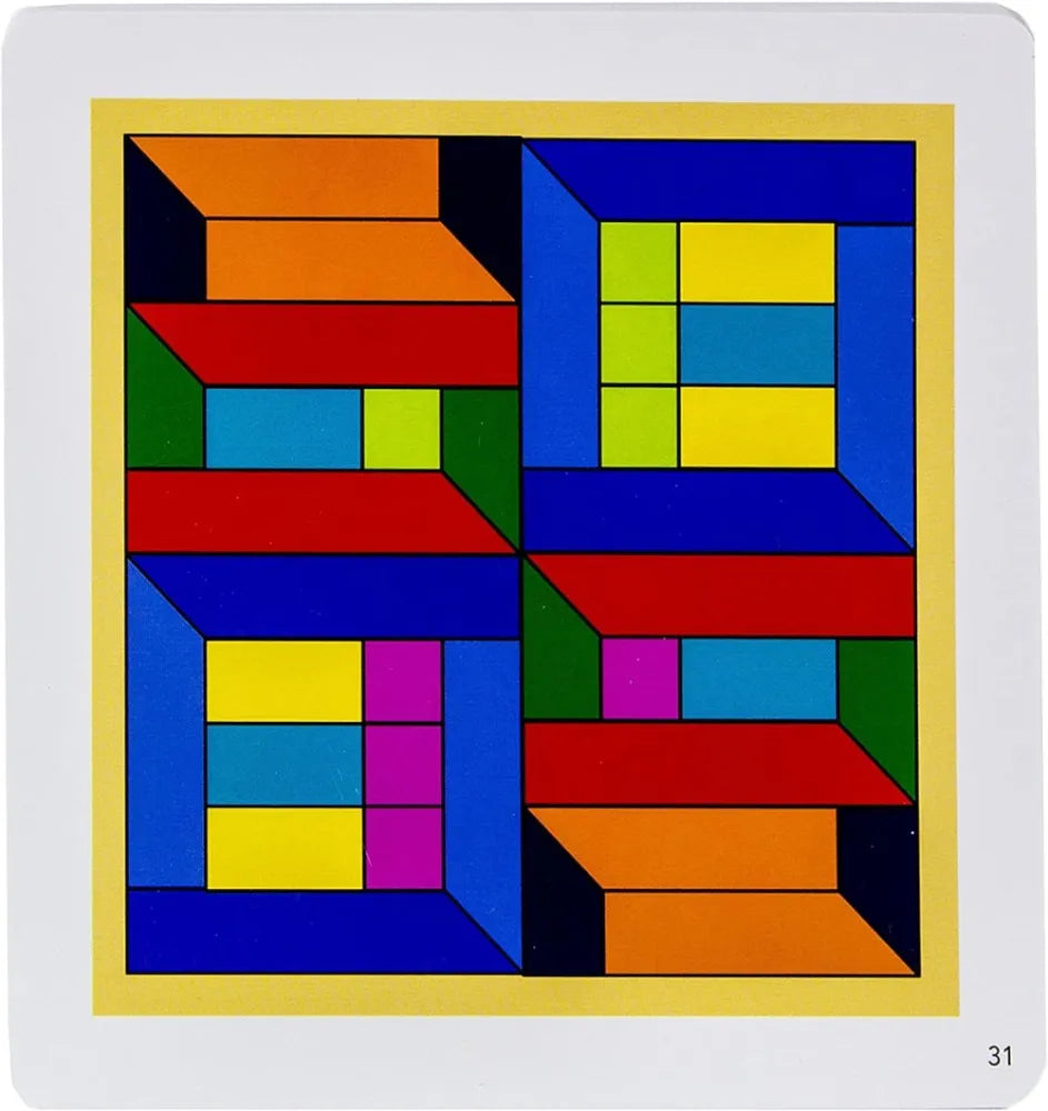 Ratna's Creative Designer Puzzle Blocks | Pattern making 40 Pieces