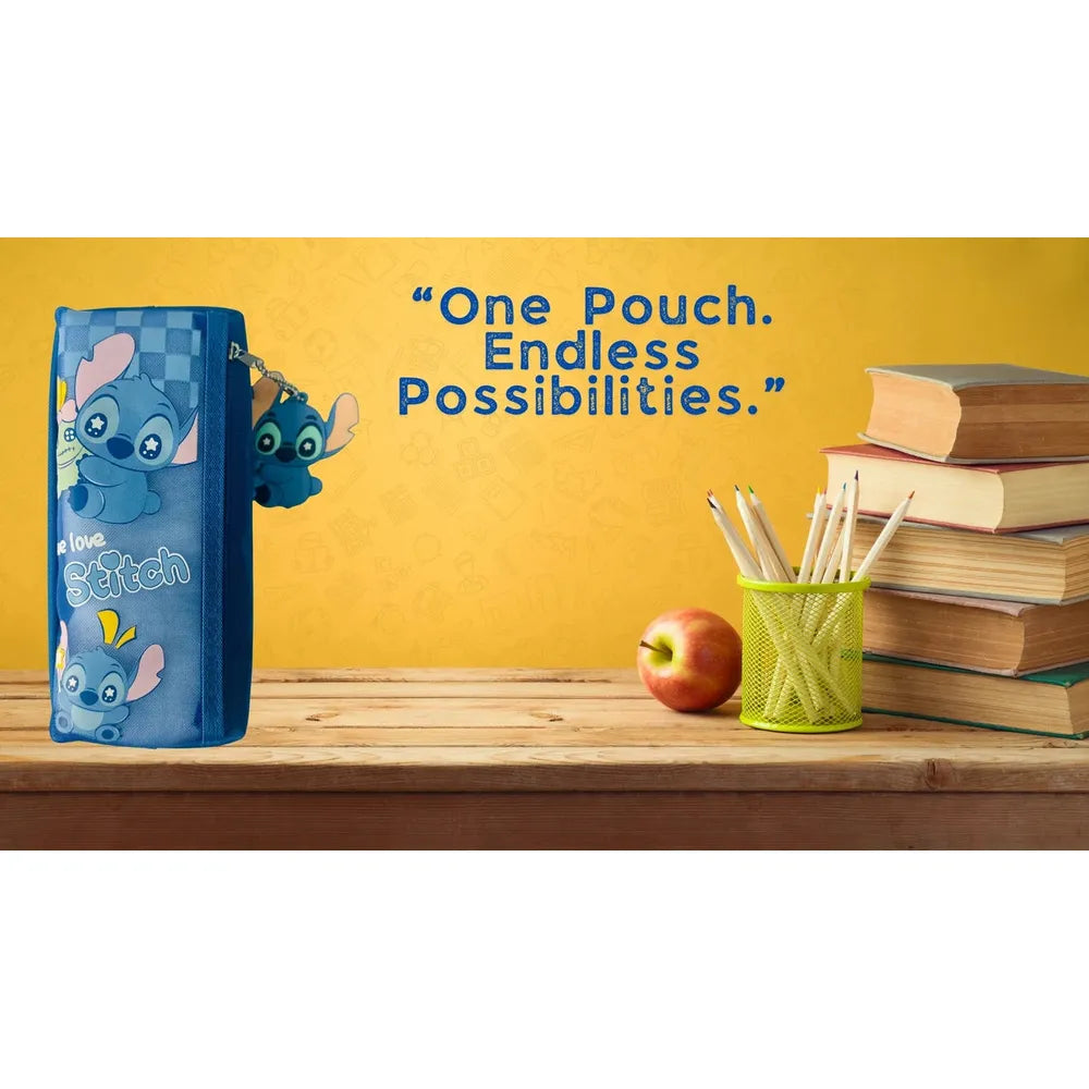 Cute Pencil Pouch for Kids - Dark Blue