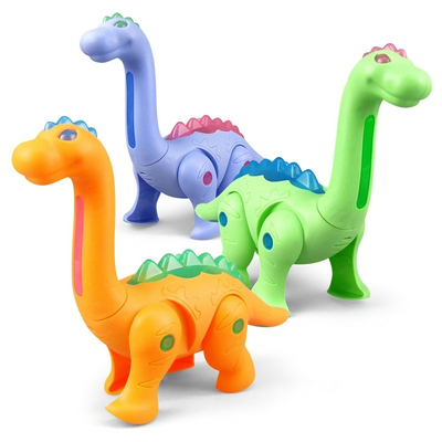 Battery Operated Walking Dinosaur Musical Toys (Pack of 1) - Assorted Color
