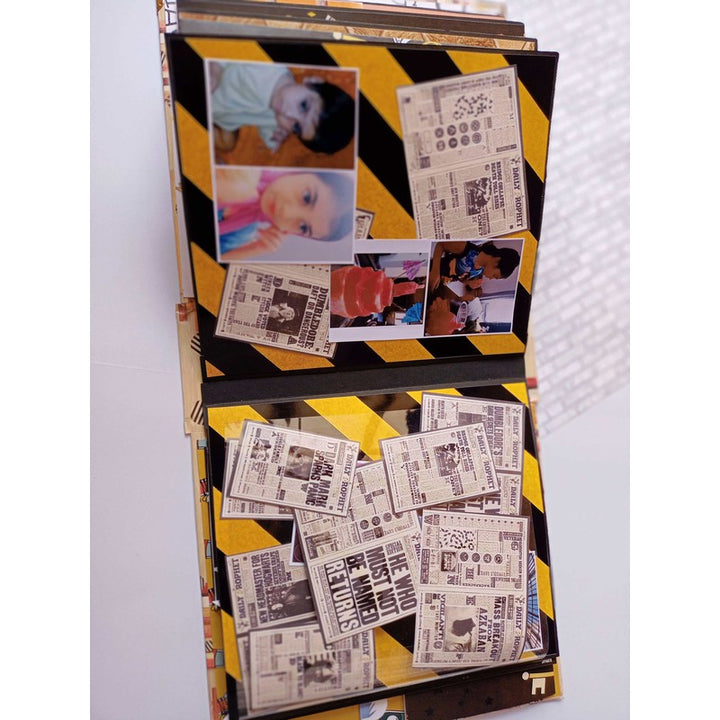 Hufflepuff Harry Potter Scrapbook Personalised with Photos for Kids, Him and Her (COD Not Available)