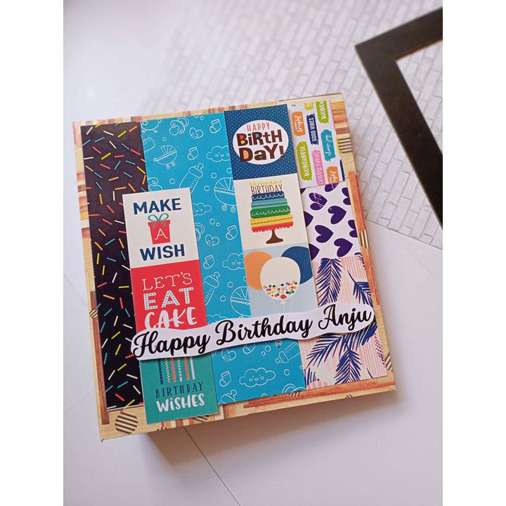 Colorful Personalised Birthday Scrapbook for Him, Her and Kids (COD Not Available)