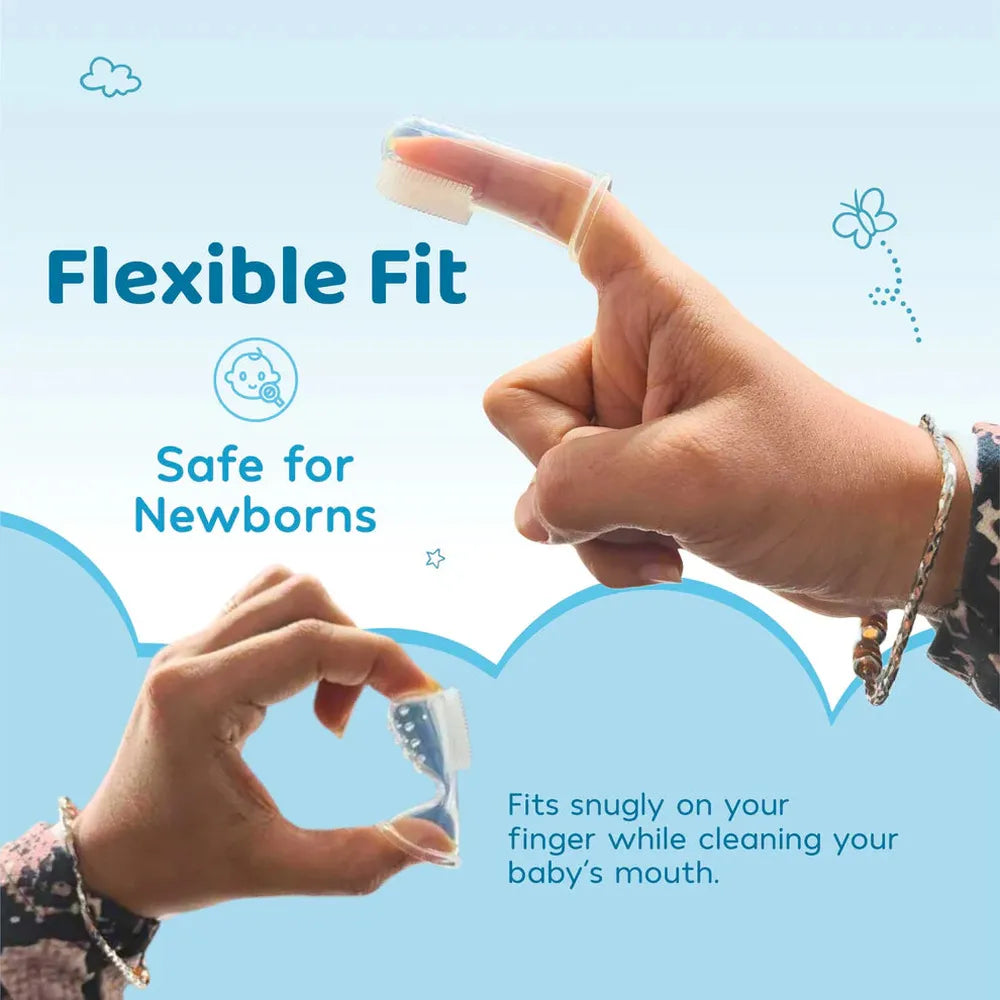 Docura Silicone Baby Finger Toothbrush