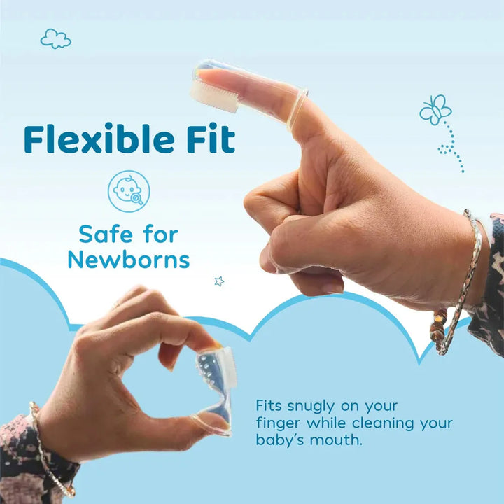 Docura Silicone Baby Finger Toothbrush
